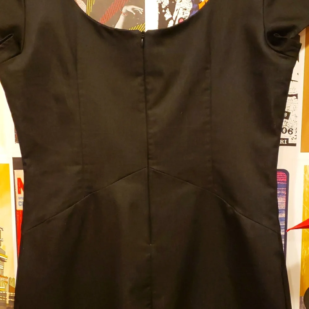 🔥3/$30🔥Bodycon Little Black Dress Sweetheart Stretch Denim - Picture 4 of 6
